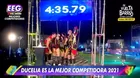 Ducelia Echevarría alzó la copa tras consagrarse como la Mejor Competidora 2021 