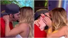 Ducelia Echevarria sorprendió a Piero con apasionados besos y puso nervioso al guerrero