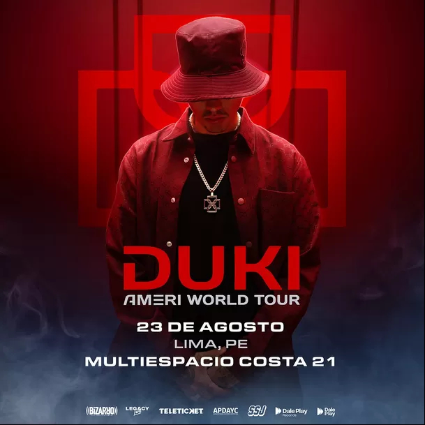 Duki se presentará en el Multiespacio Costa 21 en agosto de 2025 / Difusión 