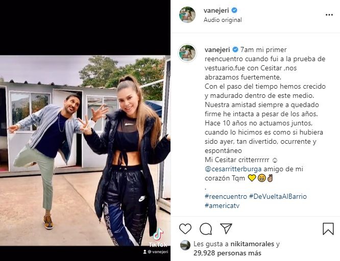 DVAB: Vanessa Jerí dedica emotivo mensaje a César Ritter tras protagonizar juntos a Melody y a Pepo