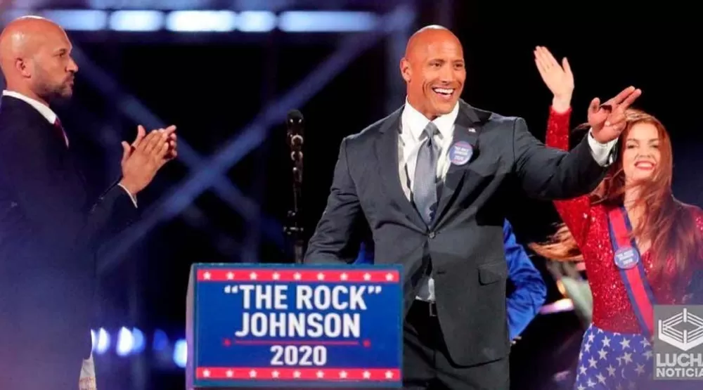 Dwayne Johnson reveló que varios partidos políticos le pidieron postularse para presidente de EE.UU. Fuente: AFP