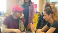 Ed Sheeran alborota a fans tras llegar a Lima a una semana de su concierto