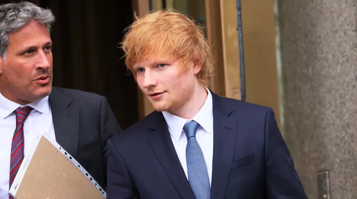 Empezó el juicio contra Ed Sheeran tras ser acusado de plagiar 'Let's Get It On', tema de Marvin Gaye. Foto; AFP Empezó el juicio contra Ed Sheeran tras ser acusado de plagiar 'Let's Get It On', tema de Marvin Gaye. Foto; AFP