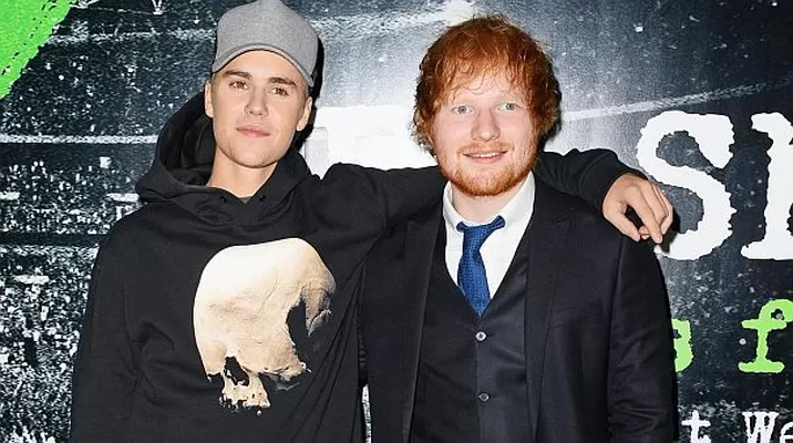 Ed Sheeran y Justin Bieber. Foto: Página oficial Ed Sheeran y Justin Bieber. Foto: Página oficial