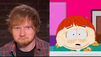 Ed Sheeran asegura que un capítulo de South Park le arruinó la vida.