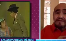 Edgar Vivar y su explicación sobre polémico retiro de El Chavo del 8 de la televisión  - Noticias de chavo-godinez