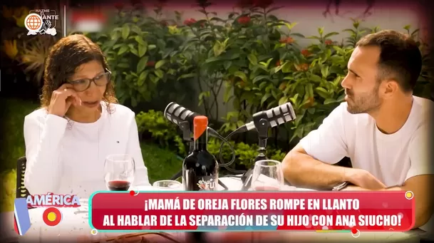 Mamá de Edison Flores llora al hablar de sus nietas / Captura