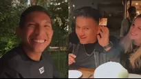 Deyvis Orosco y Cassandra Sánchez disfrutan una cena junto a Edison Flores y Ana Siucho