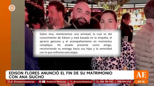 El empresario Elías Brito lanzó comunicado sobre su amistad con Ana Siucho / Instagram