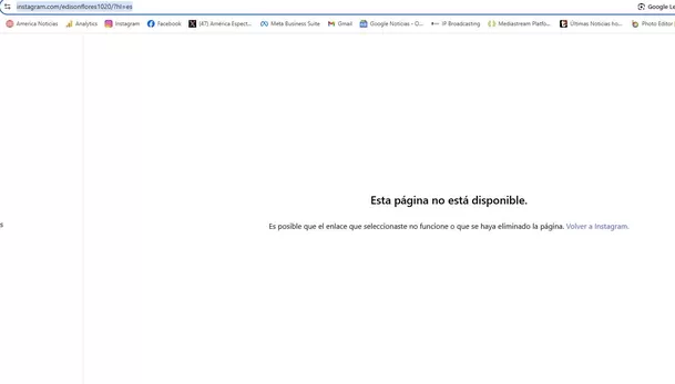 Edison Flores desactiva su cuenta de Instagram tras anunciar separación de Ana Siucho / Captura