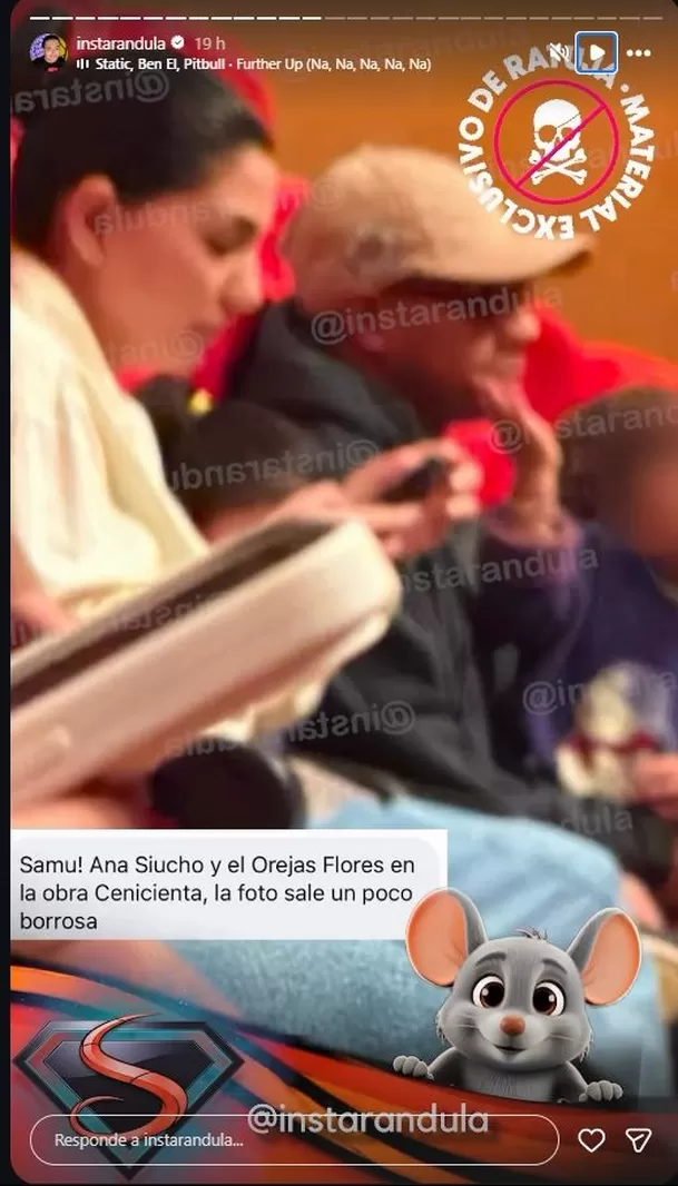 Las cámaras de Instarándula captaron al futbolista y a Ana Siucho disfrutando de una salida junto a sus dos hijas. Las imágenes rápidamente despertaron rumores sobre una posible reconciliación. Foto: IG @instarandula