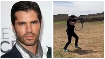 Eduardo Verástegui se defiendió tras críticas por video amenazando con un rifle. Fuente: Instagram