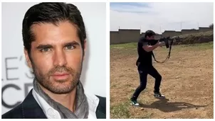 Eduardo Verástegui se defiendió tras críticas por video amenazando con un rifle. Fuente: Instagram