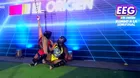 EEG: Alejandra Baigorria y Karen Dejo sufrieron fuerte impacto en competencia