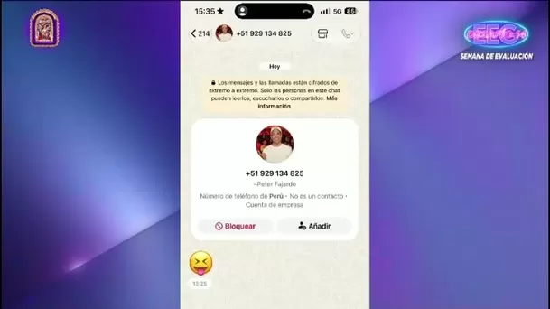 EEG advierte sobre impostor que suplanta a Peter Fajardo/ América TV EEG advierte sobre impostor que suplanta a Peter Fajardo/ América TV