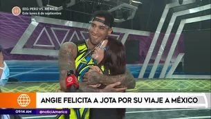 Angie Arizaga y Jota Bez. América Espectáculos