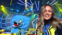 Angie no perdió la concentración y anotó el punto para su equipo. Foto y video: EEG 