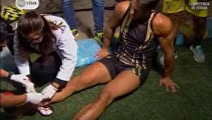 Fabio Agostini se lesion&oacute; las canillas tras sufrir dos fuertes ca&iacute;das