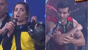 Alessandra Lama e Ivana Yturbe en pleno duelo. Foto y video: América Televisión