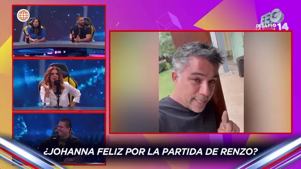 Johanna San Miguel reapareció como panelista de EEG y no dudó en pronunciarse sobre la renuncia de Renzo Schuller / AméricaTV