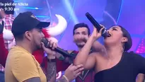 Los cantantes no lograron interpretar a cabalidad el último tema. Foto y video: EEG