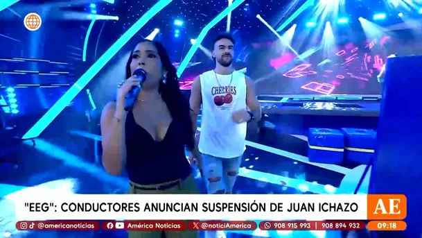 Juan Ichazo fue presentado el lunes en 'Esto es Guerra' / América Televisión 