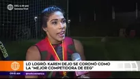 Karen Dejo (Foto: Captura América TV)