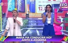 EEG: María Pía reaparece y tiene tenso enfrentamiento con Johanna San Miguel  - Noticias de maria-fernanda-veliz
