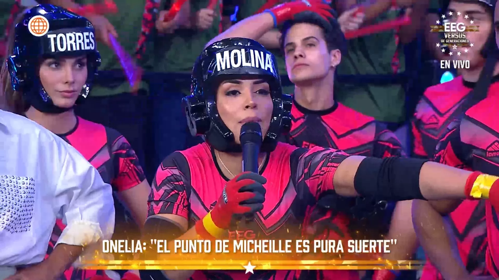 EEG: Micheille venció a Onelia tras tenso cruce de palabras. Foto: América TV EEG: Micheille venció a Onelia tras tenso cruce de palabras. Foto: América TV