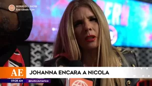 Johanna encara a Nicola.