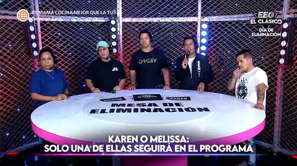 Producción de EEG cuestionó la permanencia de Karen y Melissa. Fuente: AméricaTV