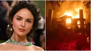 Eiza González dejó su lujosa mansión en Los Ángeles por incendios