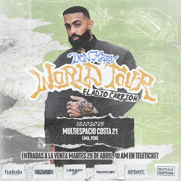 Elaido Carrión vuelve a Lima con gira 'DON KBRN' / Instagram