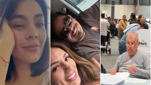 Famosos cumplieron con su deber cívico / América Espectáculos