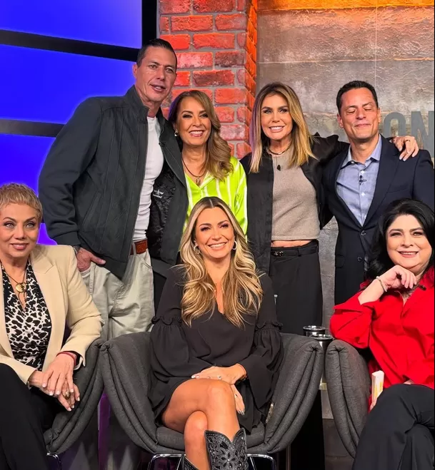 Victoria Ruffo encabezó reencuentro del elenco de 'La Madrastra'. Fuente: Instagram