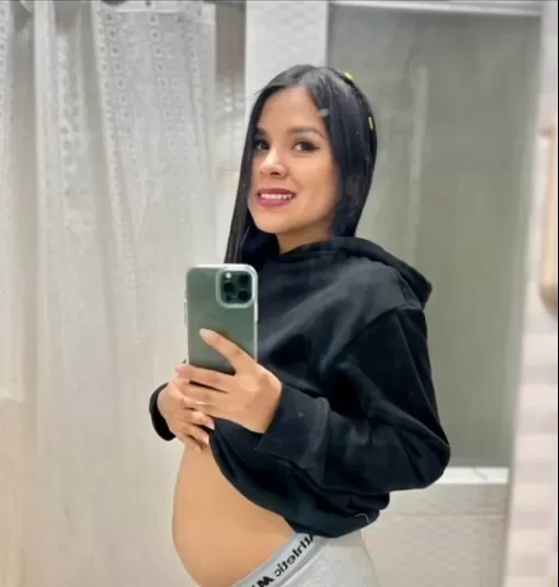 Elitha Echegaray publicó imágenes de su embarazo / Foto: TikTok Elitha Echegaray