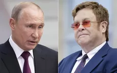 Elton John muestra apoyo a Ucrania y se refiere a Putin como un “pequeño bastardo” - Noticias de elton jonn