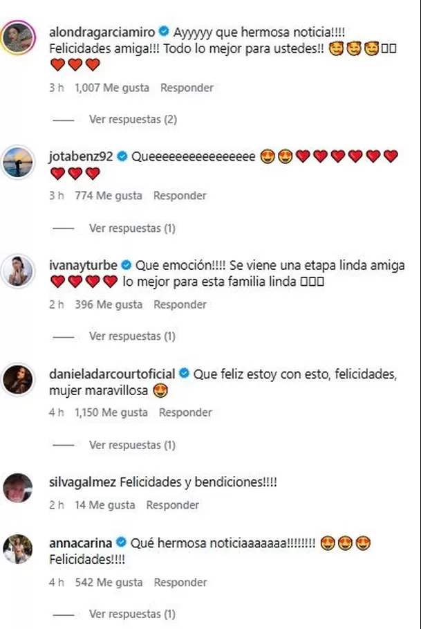 Carol Reali 'Cachaza' recibió cientos de felicitaciones en el anuncio de su embarazo. Foto: IG @carolreali