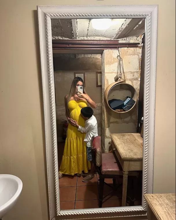 Paula Manzanal y el pequeño Valentino esperan con ansias a Bella / Instagram Paula Manzanal y el pequeño Valentino esperan con ansias a Bella / Instagram