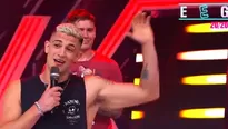 Emilio llegó al set del programa con un nuevo look. Foto y video: EEG