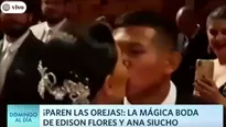 Edison Flores y Ana Siucho se casaron en la iglesia Sagrado Corazón de Jesús de Surco 