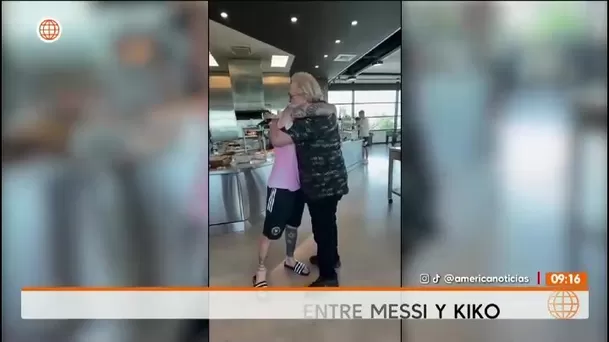 El actor mexicano, de 82 años, no ocultó su emoción al poder conocer al futbolista/ América TV