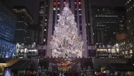 El encendido del árbol navideño del Rockefeller Center