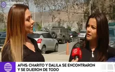 El encuentro de Dalila y Charo fuera del set de Al Fondo Hay Sitio  - Noticias de charo