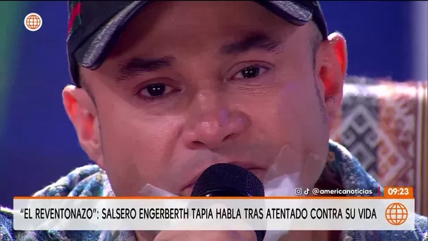 A una semana del ataque armado que sufrió junto a su hijo en el Callao, Engerberth Tapia recordó el instante que más lo marcó: mientras escapaba de los disparos, su pequeño le repetía que lo amaba. El salsero también confirmó que el menor ya se encuentra bien tras permanecer en UCI. Video: El Reventonazo de la Chola A una semana del ataque armado que sufrió junto a su hijo en el Callao, Engerberth Tapia recordó el instante que más lo marcó: mientras escapaba de los disparos, su pequeño le repetía que lo amaba. El salsero también confirmó que el menor ya se encuentra bien tras permanecer en UCI. Video: El Reventonazo de la Chola