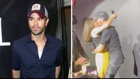 Enrique Iglesias y el apasionado beso a fanática que generó críticas 