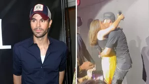 Enrique Iglesias y el apasionado beso a fanática que generó críticas 