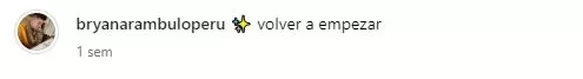 Mensaje posteado por Bryan Arámbulo hace una semana / Foto: IG Bryan Arámbulo