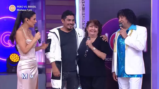 Erick Elera y su hermana Noemí en 'Mande Quien Mande' Erick Elera y su hermana Noemí en 'Mande Quien Mande'