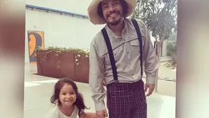 Erick Elera y su hija Flavia